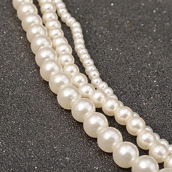  UDDEIN Svadobné svadobné šperky multi layer simulované perlový náhrdelník pre ženy móda chokers vyhlásenie náhrdelník & prívesok golier