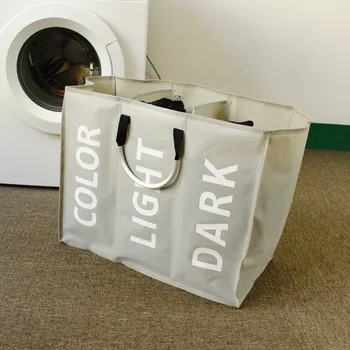  Kúpeľňa vody dôkaz tri mriežky práčovňa organizátor taška špinavej bielizne bránia Skladacie domov práčovňa kôš skladovanie taška