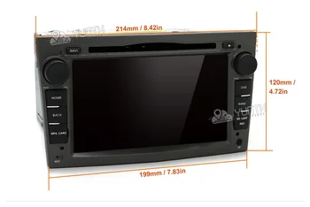  2 Din Auto Stereo Rádio Multimediálny Prehrávač DVD Android 10.0 Pre Opel Astra Vectra Antara Zafira GPS, RDS USB Auto Carplay+DSP