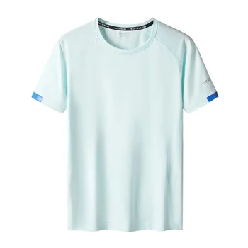  Rýchle Suché Šport T Shirt pánske 2022 Krátke Rukávy Lete Bežné White Plus Nadrozmerná 6XL 7XL 8XL 9XL Top Tees TELOCVIČNI Tričko Oblečenie