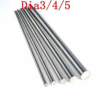  Diametre 3 mm Lineárne tyče,pevný hriadeľ,chromovaných prúty,líniové,železnice,zdarma cuttung v ľubovoľnej dĺžky