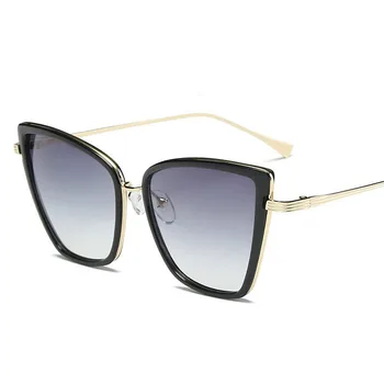  Yoovos Cat Eye Slnečné Okuliare Ženy 2021 Retro Luxusné Značky Slnečné Okuliare Ženy/Muži Ročník Luxusné Kovové Oculos Feminino Gafas De Sol