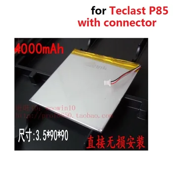  Batérie pre Teclast P85 Tablet PC na Nové Lítium Polymérová Nabíjateľná Akumulátor Pack Nahradenie 3,7 V 4000mAh+Trať Kód