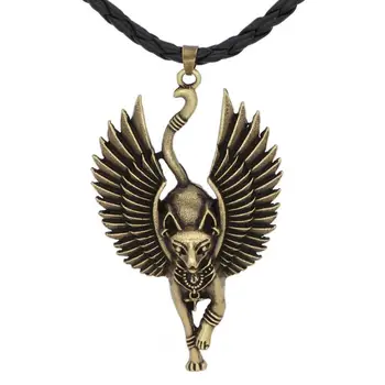 Klasické Trend Staroveké Egyptské Sfingy Prívesok Náhrdelník pánskej Módy Náhrdelník Prívesok Bežné Strany Šperky Darček