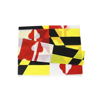  FLAGHUB 60x90 90X150cm Usa Štát Maryland Vlajky Na Ozdobu