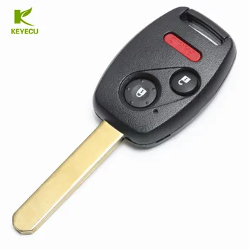 KEYECU 2+1 Tlačidlo 313.8 MHz Nové Keyless Vstup Vzdialenej Auto príveskom, na Honda CRV Fit Pohľad Dohodou FCC ID: MLBHLIK-1T