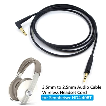  3,5 mm do 2,5 mm Slúchadlá Audio Kábel Drôt Slúchadlá Náhradný Kábel Audio Kábel pre Sennheiser HD400S HD350BT HD4.30