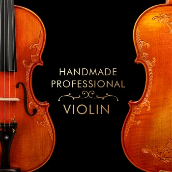  LOMMI 4/4 3/4 1/2 1/4 1/8 Ručné Husle Barokový Vyrezávané Violino Silný Tón Husle Vynikajúci Ročník Stradivarius Luk Prípade