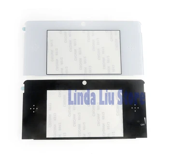  1pc/veľa pre 3ds čiernej a bielej Nová Hornej Prednej strane LCD Displeja Rám, Kryt Objektívu Pre 3DS Opravy