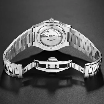  AIMIMO DIZAJN Automatické Hodinky Japonsko Miyota-8215 Pohyb Muži Mechanické náramkové hodinky Zafírové Sklo Nepremokavé Luxusné Muži Hodinky