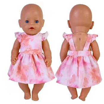  Baby Doll Dress Ružový Kvet Vzor 17
