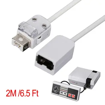  Pre Nintendo NES 2M/6.5 FT Predlžovací Kábel Kábel pre Nintendo NES Mini Classic Edition Wii Controller Biely