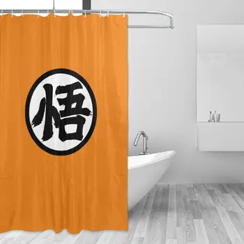  Goku Kúpanie Kúpeľni Vaňa Opony Japonské Anime Nepremokavé Polyesterové Tkaniny Vysokej Kvality Zobraziť Záclony