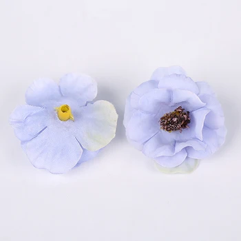  50/100ks 3 cm Multicolor Mini Daisy Hodváb Umelý Kvet DIY Valentines Day Party, Svadobné, Vianočné Dekorácie Domova