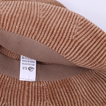  Vedierko Hat Ženy Muži Panama Zimné Jeseň Teplé Pevné Streetwear Skladacie Cestovné Ženilkové Veľké Širokú Clonu Vintage Ploché Pletené Klobúk