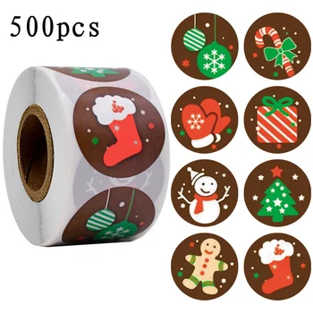  Vianočné Darčekové Tašky 25Pcs Snowflake Pečenie Tašky a Cukrovinky Boxy Nálepky 500Pcs Vianočné Dekorácie pre Domov Firmware Nový Rok
