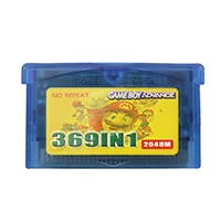  32-Bitové 369 1 Kompilačné Video Hra s Tonerom Konzoly Karty anglického Jazyka Pre Nintendo GBA