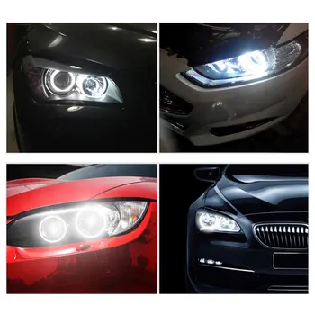  2 ks 120W H8 LED Angel Eyes Hmlové Svetlo Halo Krúžok Svetlometu 6000K na BMW E60 E61 E63 X5 X6 E70 E71, E90 E91 E92 E93 M3 E89 E82 E87