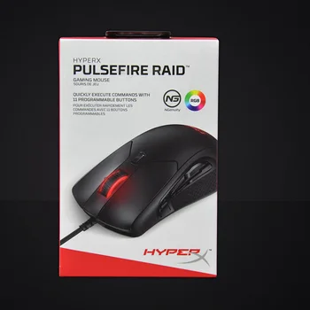  Kingston wired mouse HyperX Pulsefire Raid RGB Herné Myšou s rodenými DPI až 16000 Pixart E-sports myši 3389 senzor