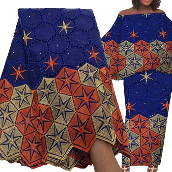  Way Najpredávanejšie Bazin Riche Čipky Tkaniny Vysokej Kvality Afriky Čipky Textílie 2021 Nigérijský Strany Kameň Borer Výšivky 5 Metrov