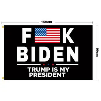  2024 Trump Prezidentské Kampane Vlajka Banner Sprievod Outdoor Záhrada Visí Prihlásiť Banner Dekor 150x90cm