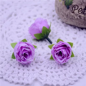  20pcs Mini Hodváb Umelé Ruže Kvet Pre Svadobné Home Party Dekorácie Mariage Flores Oblečenie, Klobúky, Doplnky Rosa Kvety