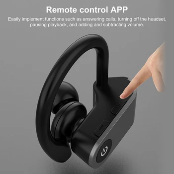 TWS Bezdrôtový Herný Headset Bluetooth Stereo Slúchadlá Potlačením Hluku Mini Ucho S Mic Plnenie Políčko pre Všetky Inteligentné telefóny
