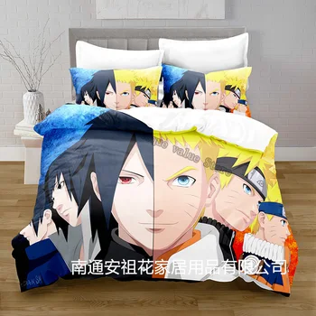  Naruto Deka Kryt anime Kryt pre Domácnosť Zime Teplo Hrubé posteľná bielizeň Nastaviť Spálňa Nastaviť Twin Kráľovná Kráľ Perinu posteľ nastaviť