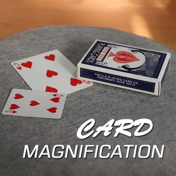  Karta Zväčšenie Karty, Magické Triky Trik Ilúzie zblízka Magic Rekvizity Ulici Vybraná Karta Zmeniť Na Malé rozmery elementary meditation