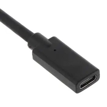 Vysoká Rýchlosť Pozlátené USB 3.1 Mužov a 90 ° Koleno Dizajn Samica Predlžovací Kábel Plnenie Údaje Line Adaptér Converter Spojením