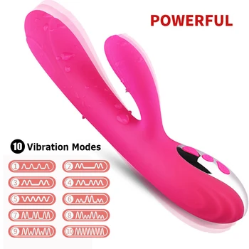 G Mieste Rabbit Vibrátor, Dildo Orgazmus Dospelých, Hračky, USB Nabíjanie Silný Masturbácia, Sexuálne Hračky pre Ženy Nepremokavé dospelých Sex produkt