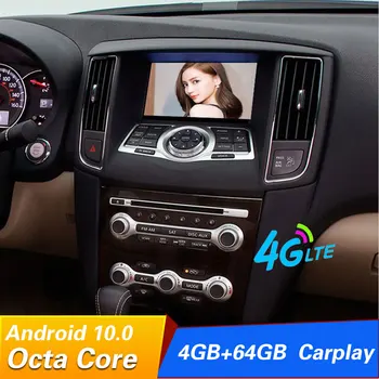  Android Auto multimediálnu GPS Navigáciu Multimediálne DVD prehrávač Na NISSAN MURANO 2011 z51 nissan maxima a35Car Audio Stereo Rádio