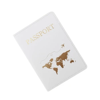  Mapa sveta Držiteľa Pasu Pokrytie Cestovných Peňaženky Karty Prípade Dokumentu Knihy Organizátor G5AE
