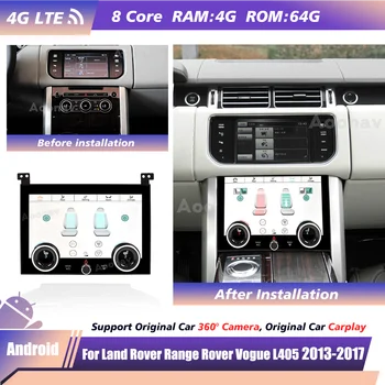  Vzduch Rada LCD Klímy Pre Land Rover Range Rover Vogue L405 2013-2017 AC Panel Displej klimatizácia Ovládanie