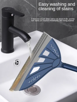  Čierne silikónové technológia magic fréza fréza usporiadať domácnosť čistá voda artefakt ostrihajú vlasy mop na podlahu wc