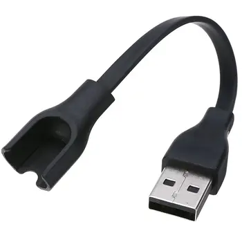 1Pcs USB Kábla TPE Black 17.7 cm USB Napájanie Nabíjací Kábel Pre Go-Tcha Náramok Náramok Nabíjací Kábel Vysokej Kvality