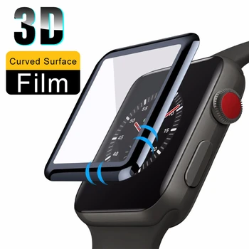  3D Hydrogel Film Pre iwatch 6 5 Úplné Pokrytie Screen Protector Pre Apple iwatch 5 6 Ochranné Mäkká Fólia Pre Apple Hodinky 44 mm 40 mm