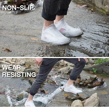  Vonkajšie Nepremokavé Topánky Zahŕňa Ponožky Opakovane Anti-Slip Dážď Topánky Zahŕňa Gumené Dážď Boot Muži Ženy Topánky Príslušenstvo