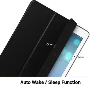  QIJUN Pre iPad 2 3 4 9.7 palca ipad2 ipad4 Prípade Stáť Auto Spánku Smart PC Zadný Kryt Pre iPad A1395 A1460 Fundas Ochranné puzdro
