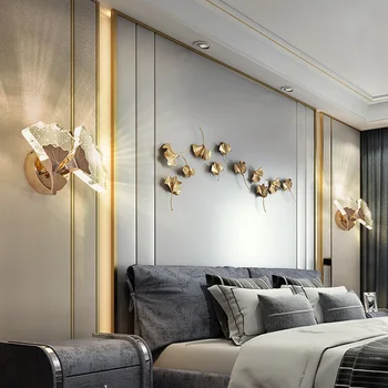  Obývacia izba Crystal Bublina nástenné svietidlá Nočné Luxusné Vnútorné crystal nástenné svietidlo Hotel Chodby, Predsiene Led Nástenné Svietidlo