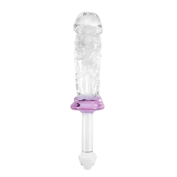  Veľké Pyrex Glass Dildo Crystal Penis Lesbické Análny Plug G-spot Stimulácia Ženská Masturbácia Dospelých, Sexuálne Hračky pre Ženy, Gay