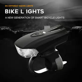  Cyklistické Svetlo Predné Baterka Smart Snímanie Vibrácií USB Charge Night Cyklistické Fixed Gear 1200mAh Svetlometu Bike Príslušenstvo