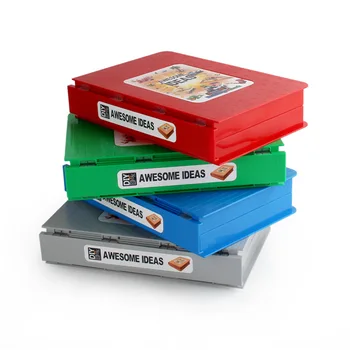  Nové Multifunkčné Tehly základná doska Bloky Úložný Box Kompatibilný S Hračky pre Deti, Deti Darčeky