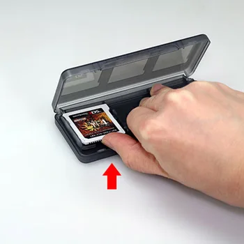  Jasné, 6 v 1 Hra Karty Skladovanie Prípade Kazetové Okno pre Nintendo 3DS XL LL NDS Nds