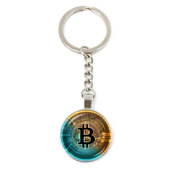  New Horúce Bitcoin Keychain Hliníkový Krúžok na kľúče Držiteľ Vozidla Taška prívesok na Ženy a Mužov Šperky Darček